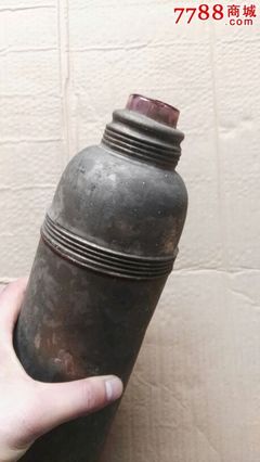 罕見民國(guó)“華商第一五金工廠”銅質(zhì)保溫瓶 歷史與價(jià)值的完美融合